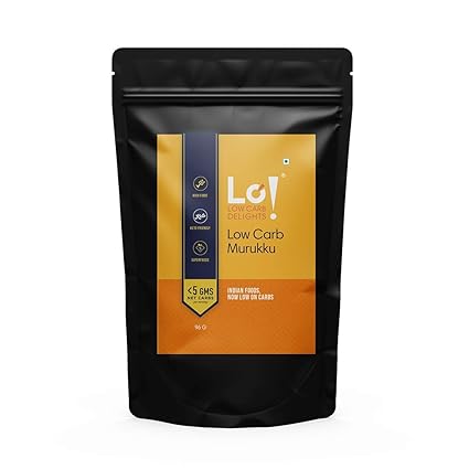Lo Foods Low Carb Murukku Keto Friendly Namkeen Healthy Snacks