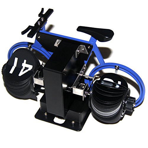 Creative Clockï¼ŒKABB Modern Stylish Bicycle Shaped Retro Flip Down Desk Clock with Dual Internal Gears Operated for Office Bedroom Home Decoration