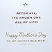 Hallmark Mother's Day Greeting Card (Wonder Woman Silhouette)