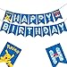 POKEMON HAPPY BIRTHDAY BANNER - Pikachu Birthday Party Supplies Pokemon Birthday Pokemon Decorations for Birthday Party Pikachu Banner Pokemon Party Pikachu Birthday Decorations Pokemon party supplies Pokeman Pokemon party favor Pokrmon Polemo Pokemon party supplies for kids birthday Pokemon pinatas for birthday party Pokeman