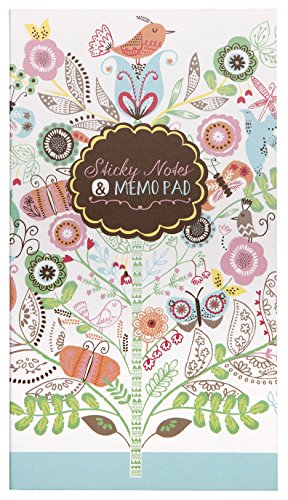 C.r. gibson sticky note pad set, 5 sticky note pads inc…