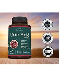PREMIUM Ácido úrico Apoyo Suplemento – Ácido úrico Cleanse & Kidney support – Incluye Tart...