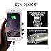 Aimus Phone Charger Cable, 3 Pack 0.4FT+4FT+6FT Data Cable Line with LED Light USB Charger Cable Gaming Charging Cable Cord Compatible with iPhone X/8/8 Plus/7/7 Plus/6/6s/5/5S, iPad and iPod- White
