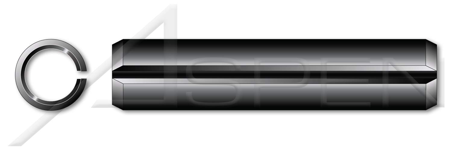 (4000 pcs) 1/8" X 1", Slotted Spring Pins, Standard Duty, SAE 10701095