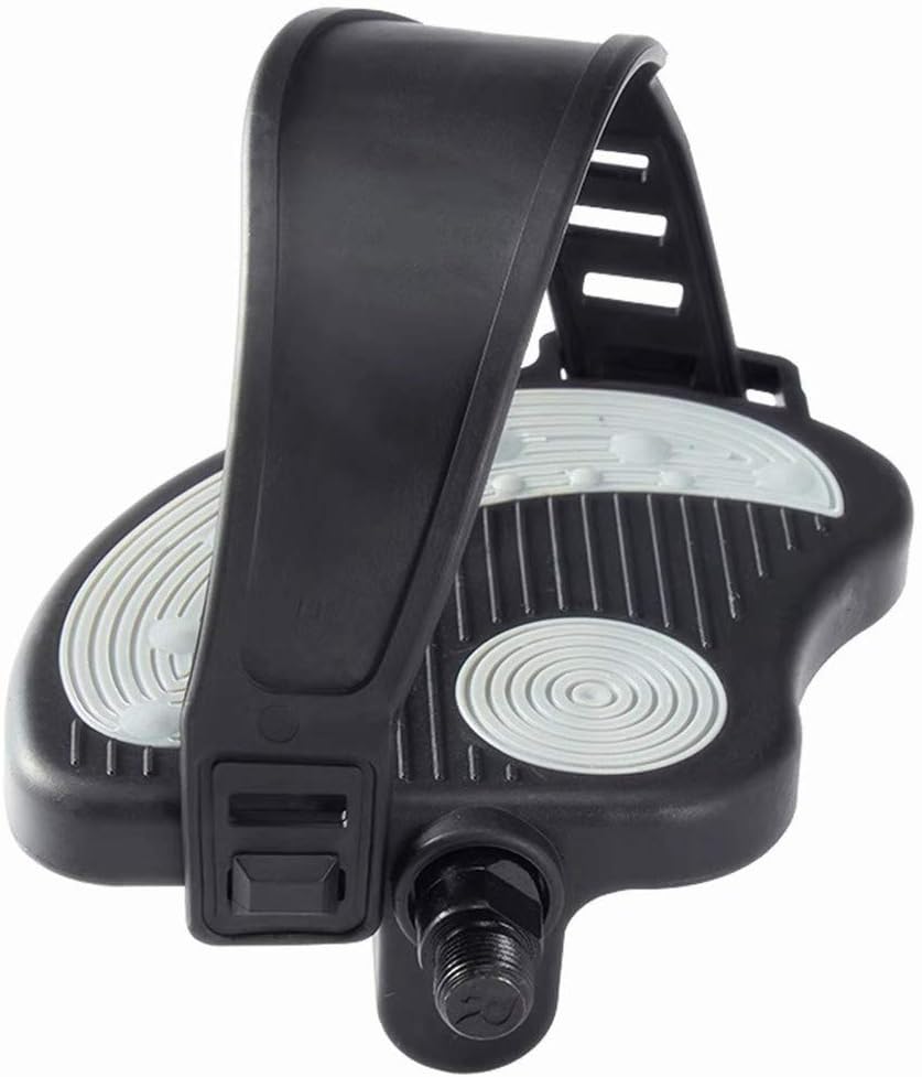 COZYROOMY Exercise Bike Pedals with Straps for Spin Bike and Indoor stationary exercise bike, 9/16 and 1/2 Spindle Bicycle Pedal, 6 Month Warranty