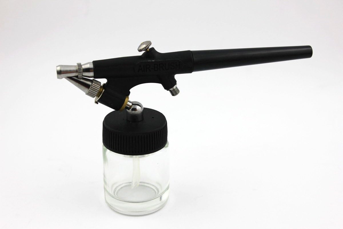 Aerograph Multi Purpose Precision Single Action Stubby Gravity Feed Airbrush Arts