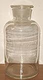 Glass Reagent Bottle, Ground Stopper, Wide