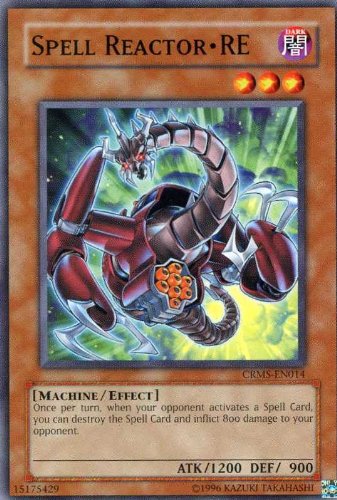 Yu-Gi-Oh! - Spell Reactor RE (CRMS-EN014) - Crimson Crisis - Unlimited Edition - Common