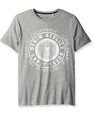 Men's Cracked Logo Crew Neck T-Shirt