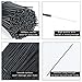 SumDirect 1000Pcs 8 Inch Plastic Twist Ties,Cable Ties for Making Facial Face Mask Plants Party Cello Candy Gift Bags Cake Pops-Black