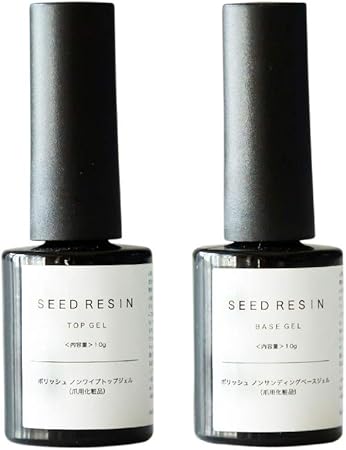 Amazon Seed Resin シードレジン ジェルネイル ポリッシュノンサンディングベースジェル10g ノンワイプトップジェル10g セット 日本製 Seed Resin ジェルネイル 通販 Amazon Seed Resin シードレジン ジェルネイル ポリッシュノンサンディングベースジェル10g ノンワイプトップジェル10g セット 日本製 Seed Resin ジェルネイル 通販