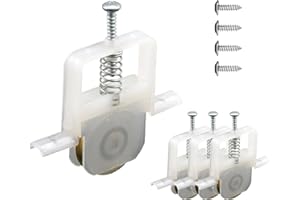 TOYVARNIX 4 Pack Sliding Screen Door Roller Wheels,Steel Ball Bearing Replacement for B691 & B695,Fits for Columbia Doors