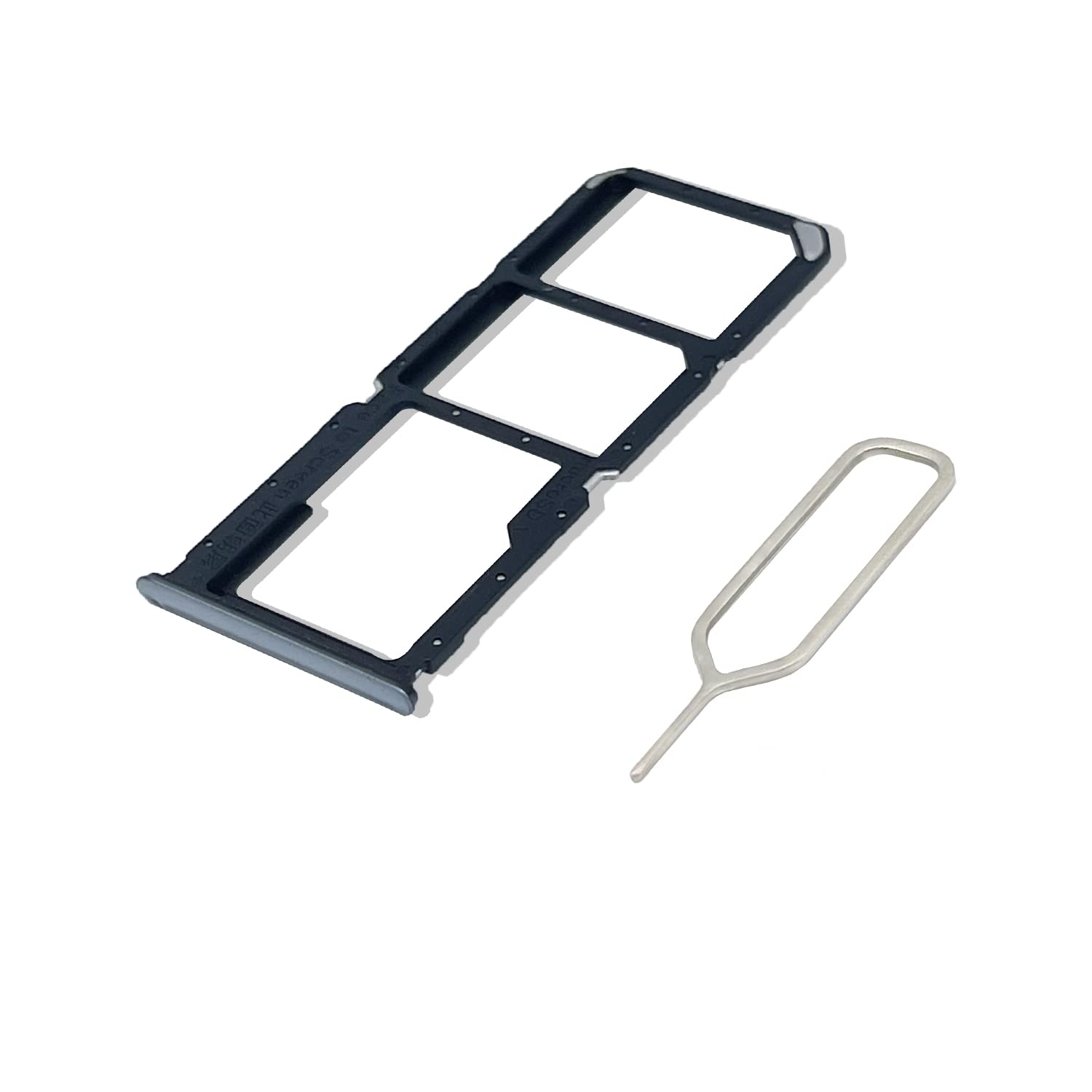 Eonpam Original DUAL SIM Card Slot Tray Holder Replacement for (Oppo A94 5G) Incl SIM Pin (Black)