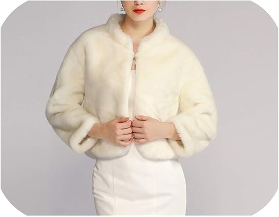 fur shrugs and boleros for evening dresses