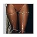 Women Sexy Rhinestone Leg Chain Body Chain Jewelry Thigh Leg Chain Jewelry for Party Beach Accessories