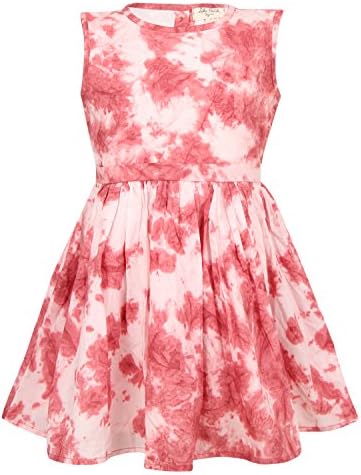 Organic Toddler Girls Dress By [Zahi Organics]-100% Organic Cotton Tie and Dyed