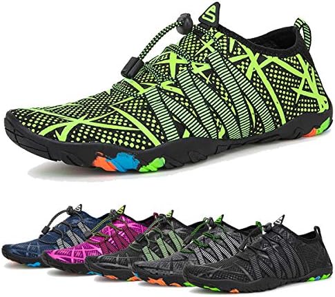 Water Shoes Mens Womens Beach Swim Shoes Quick-Dry Aqua Socks Pool Shoes for Surf Yoga Water Aerobics