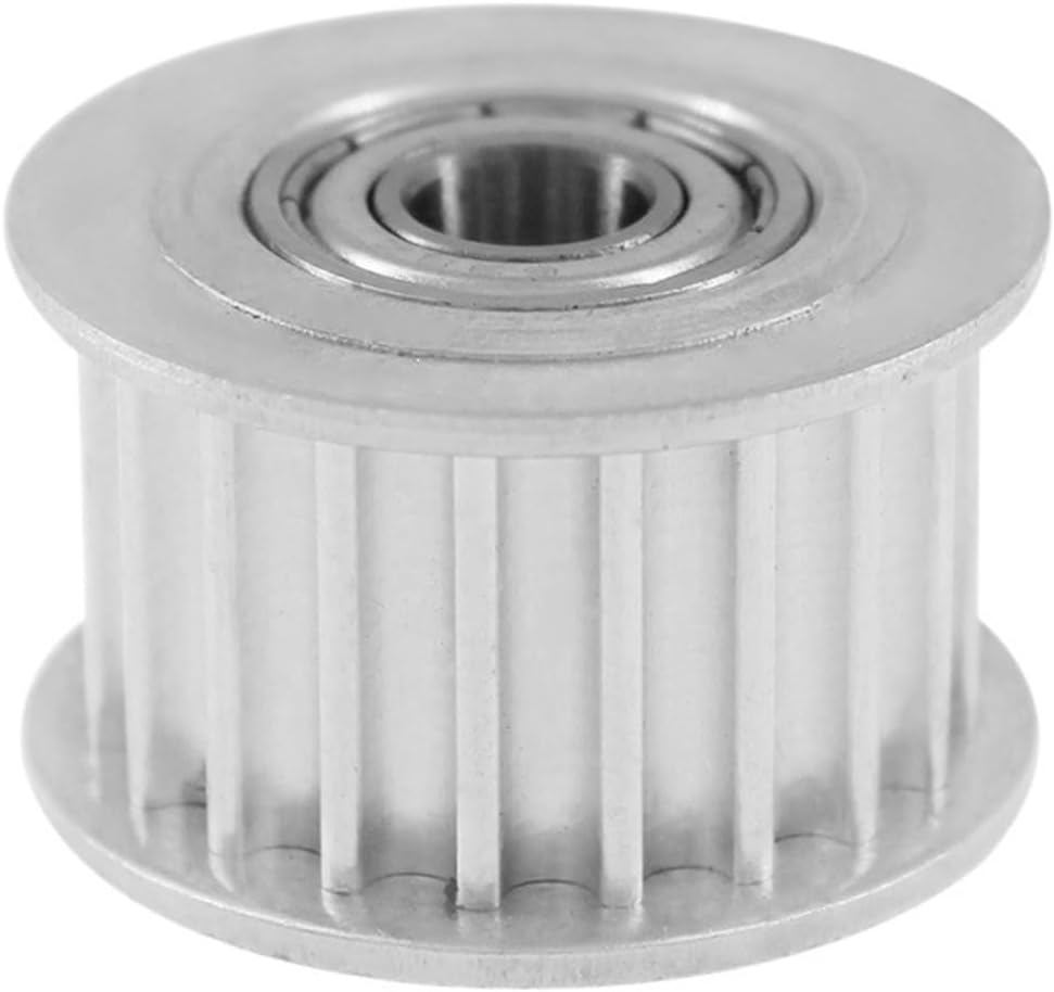 2pcs 5M 20T Toothed Idler Pulleys w/ Bearings Aluminium Alloy Inner Bore 5-15mm