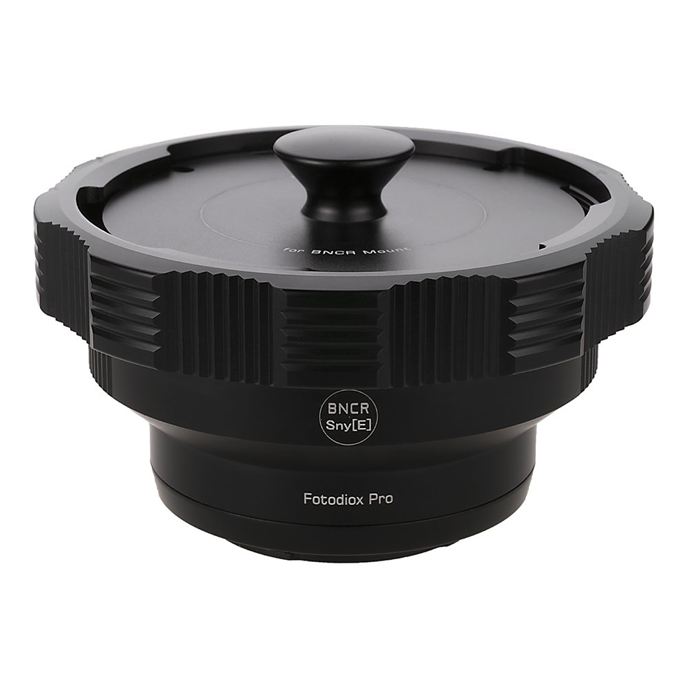 Fotodiox Pro Lens Mount Adapter for BNCR (Blimped Newsreel Camera Reflex) Cinema Lenses to Sony Alpha E-Mount Mirrorless Camera Body, Black