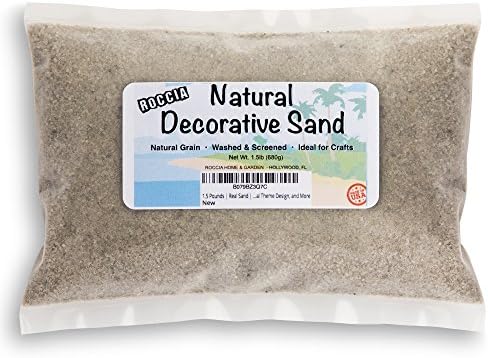 Roccia 2 Pounds Natural Decorative Real Sand - for Interior Decor, Vase Filler, Sand Crafts and More