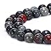 BRCbeads Natural Africa Red Japser Gemstone Loose Beads Faceted Round 10mm Crystal Energy Stone Healing Power for Jewelry Making