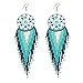 COZLANE Handmade Boho Dream Catcher Beaded Long Tassel Chandelier Drop Dangle Earrings for Women