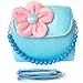 Elesa Miracle Little Girl Handbag Beauty Set Kids Plush Handbag Blue