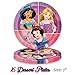 Disney Princess Party Supplies, Serves 16 - Dinner Plates, Dessert Plates, Napkins, Tablecloth, Cups, Balloons, Birthday Banner, Stickers - Full Tableware, Decorations, Favors