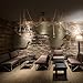 GuLighting 6 Heads American Country Retro Industrial Hemp Rope Chandelier Living Room Restaurant pendant lights light Fixture Not Included Bulb