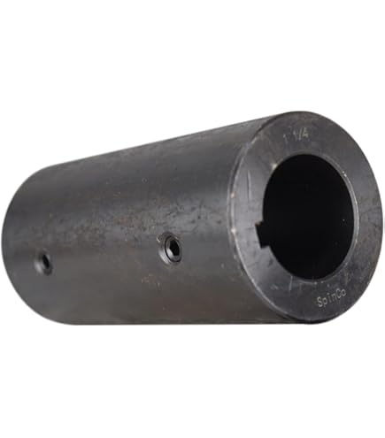 5/8" Solid Shaft Coupler With Keyway And Set Screws - For Connecting Shafts, Brand SpinCo Bearing