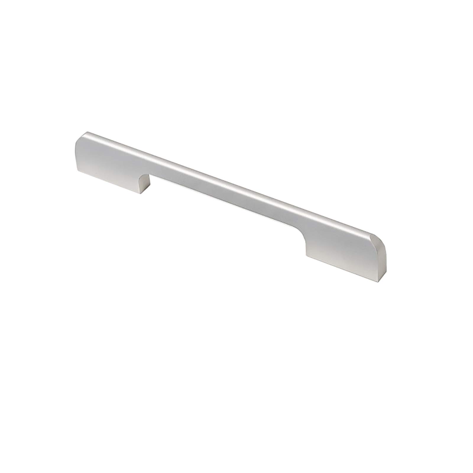 Unifizz Aluminum Alloy Cabinet Door Pull, Hole Center 160mm Furniture Drawer Wardrobe Handle, Cabinet Door Knob, Matt Silver, 1 Pcs