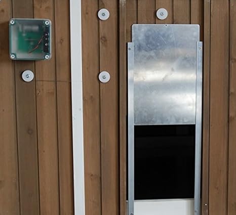 Portier Automatique Pour Poulailler Portier Electronique A Piles Pour Poulailler Trappe Alu Non Incluse