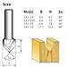 4pcs 1/4 Inch Shank Router Bit CNC Engraving V Groove Cutter