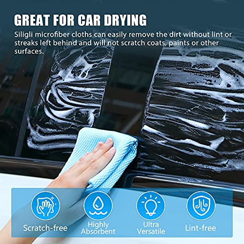 Microfiber Cloth Nanoscale StreakFree Cleaning Cloths Reusable Kitchen