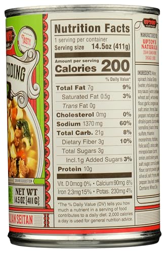 UPTONS NATURALS ITALIAN WEDDING SOUP, 14.5 OZ
