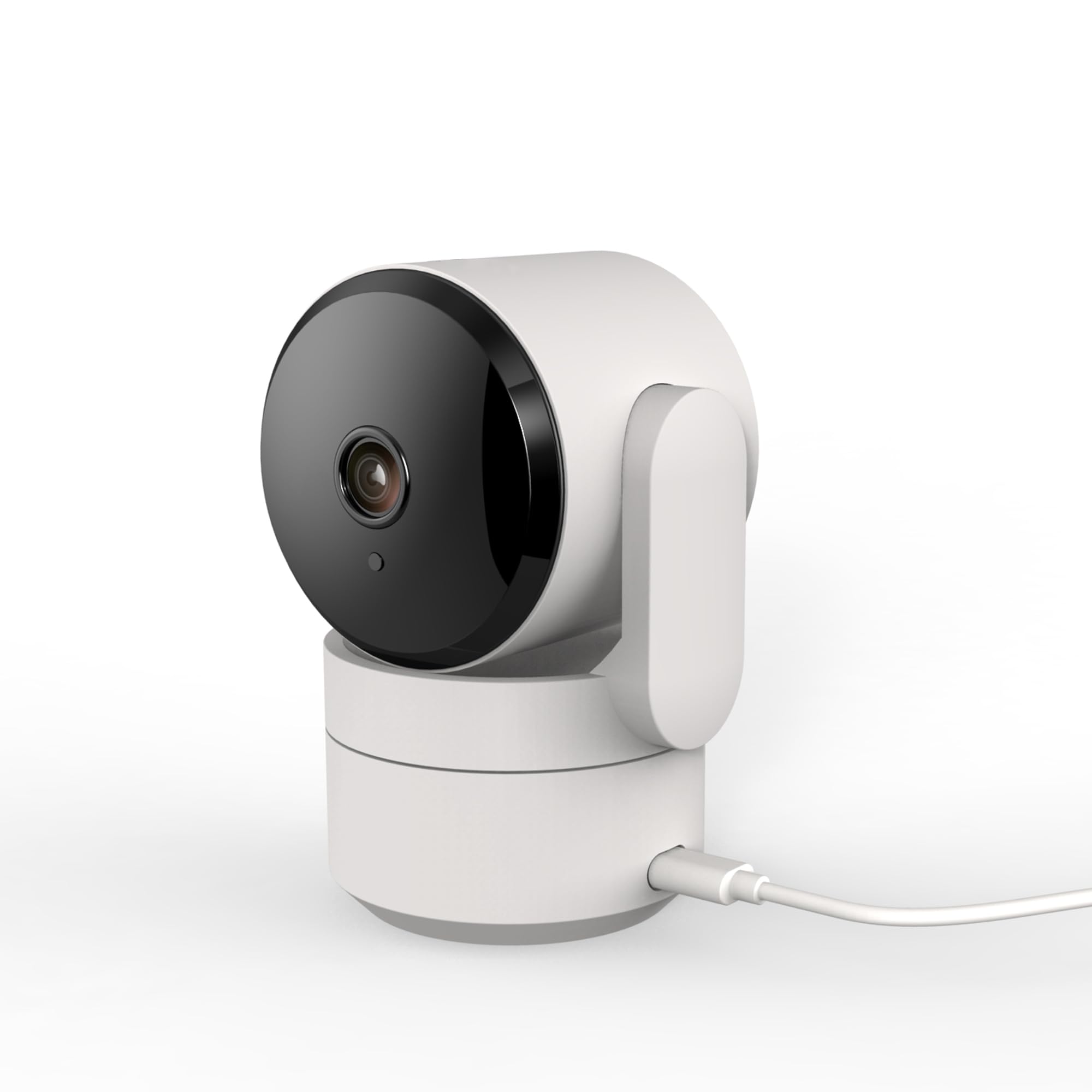 Photo 1 of Luna Indoor Camera 360-Degree Pan/Tilt, Pet/Person/Vehicle AI Motion Detection, Plug-in, Night Vision, Two Way Audio, Cloud Storage, Wi-Fi Camera for Room Office Smart Home Security (White)