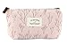 Leegoal(TM) Elegant Multi Fuctional Canvas Floral Pouch Pencil Pen Case Bag (Pink)