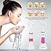 Mother's Day gift KINGDOMCARES Facial Cleansing Brush Cleansing System with Facial Brush Electric Vibrating Exfoliator Massager for Body Skin Care Blackhead Remover Clear Pores Rose