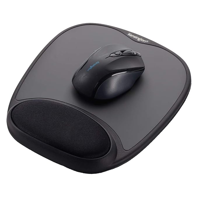 Kensington Comfort Gel Mouse Pad with Wrist Rest Black (K62386AM