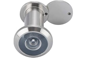 TPOHH 220-degree Safety Zinc Alloy Door Viewer with Heavy Duty Privacy Cover for 1-3/8 to 2-1/6 Doors, Gold Front Door Peephole for Home Hotel