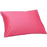 Focustree Microbead Throw Pillow with Removable Cover Bed Body Microbead Pillow Neck Head Back Support, Spandex Soft Silky Fabric for Sleeping and Travel Sofa Bedroom Comfortable (Candy Pink)
