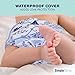 SimplyLife Home Reusable Baby Cloth Diapers, Washable Adjustable Eco-Friendly, Soft Super Absorbent Fabric with Waterproof Cover, Breathable Comfortab