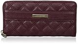 Anne Klein Shimmer Down Zip Around Small Wallet