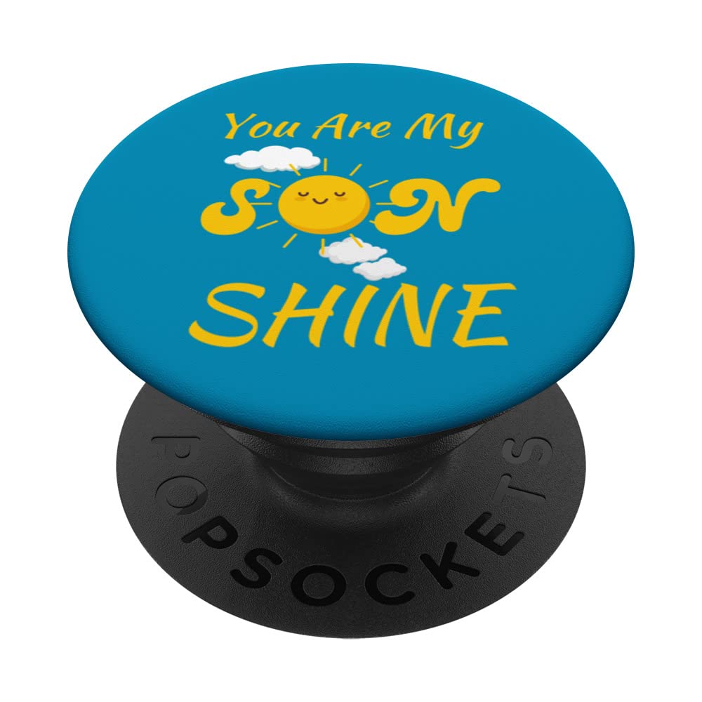 You are My Sonshine Daddy and son Cute Outfit PopSockets Swappable PopGrip