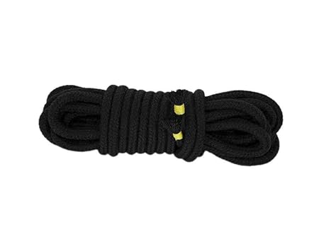 5m Bondageseil Bondage Seil 5 m 8mm Rope Baumwollseil (Schwarz)
