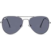 Pro Acme Classic Polarized Aviator Sunglasses for Women Men, Lightweight Metal Pilot Frame UV400 Protection 58MM