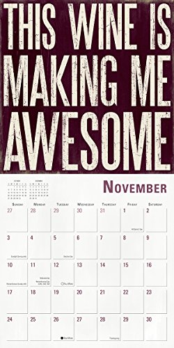 Uncorked Wine & Words 2019 Wall Calendar