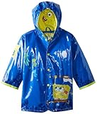 Kidorable Little Boys' Spongebob Squarepants All Weather Waterproof Coat, Blue