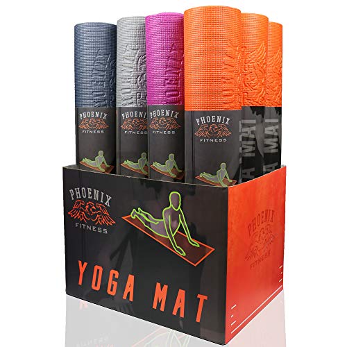 Phoenix-Fitness-Yoga-Mat-Exercise-Mat-for-Pilates-Travel-Non-Slip-Multi-Purpose-Fitness-Mat-Core-Workout-for-Home-Gym-Yoga-Studio