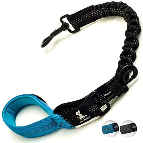 3 in 1 Short Dog Leash - Shock-Absorbing Bungee with Padded Handle that Can Be Used as Elastic Attachment for Your Regular Leash, Control Handle, or Traffic Leash – Suitable for Medium and Large Dogs - Thumbnail 7